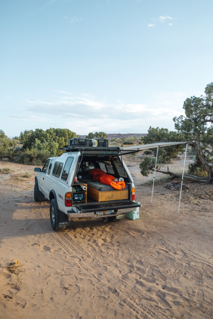 Overlanding Toyota Truck awning