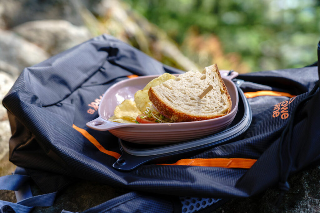 Food in UCO Ware mess kit rock climbing outdoor lunch