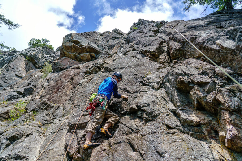 crag climbing