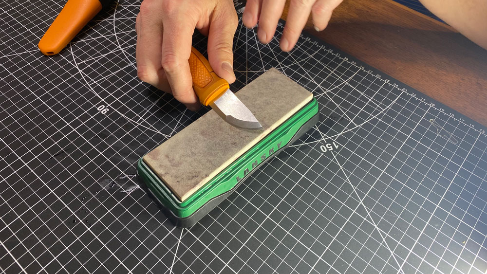 Sharpening your knife in the field? While camping or hiking?