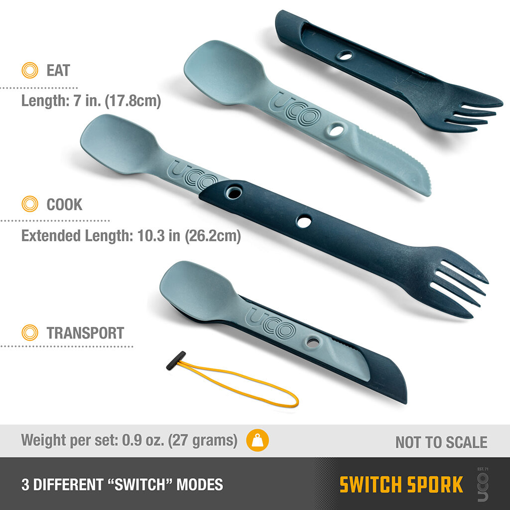 long camping spork spoon